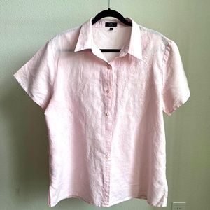 Pink Short Sleeved Shirt - Plus size